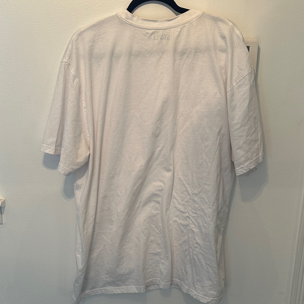 Staple White Tee with Multicolor Block Logo - Picture 8 of 8
